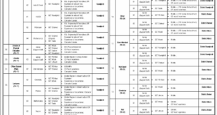 Technical Education and Vocational Training Authority (TEVTA) Government of the Punjab Latest Job Vacancies, February 2022
